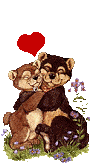 Gif animé amour castor